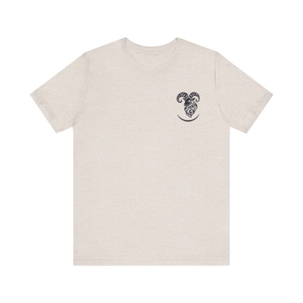 Minimalist Aries Zodiac T-Shirt with "No Risk, No Reward" - Unisex White Tee for Astrology Lovers - Image 11