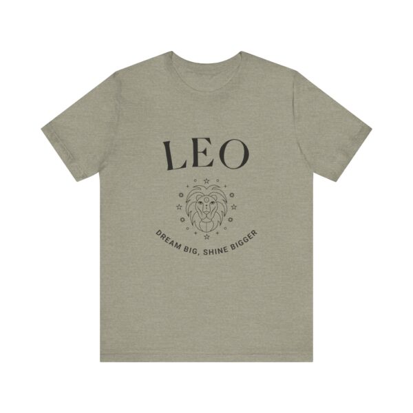 Minimalist Leo Zodiac T-Shirt - Unisex White Tee for Astrology Lovers - Image 10