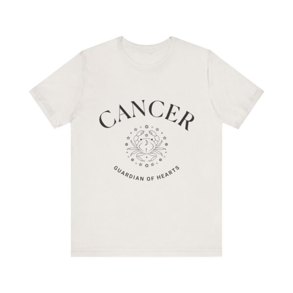 Minimalist Cancer Zodiac T-Shirt - Unisex White Tee for Astrology Lovers - Image 7