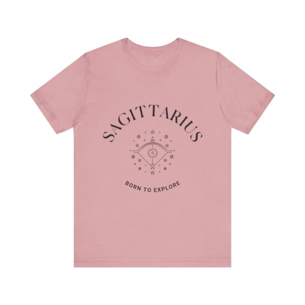 Minimalist Sagittarius Zodiac T-Shirt - Unisex White Tee for Astrology Lovers - Image 15