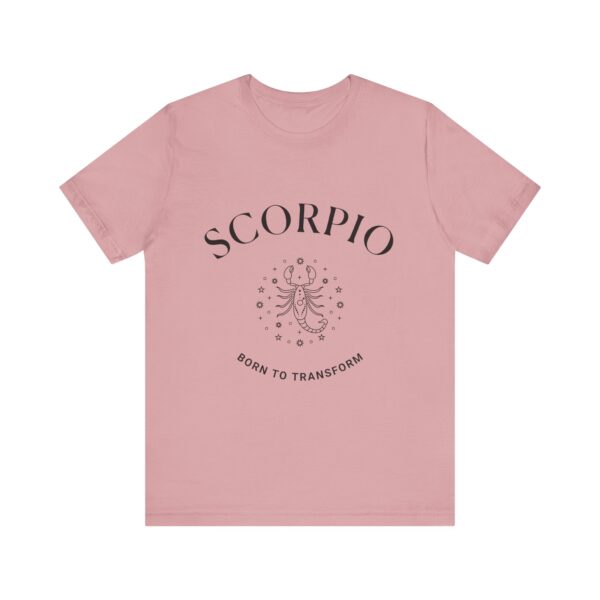 Minimalist Scorpio Zodiac T-Shirt - Unisex White Tee for Astrology Lovers - Image 15