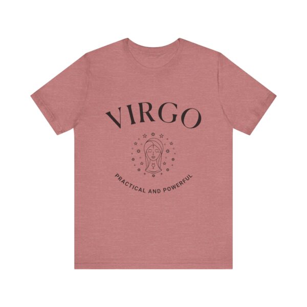 Minimalist Virgo Zodiac T-Shirt - Unisex White Tee for Astrology Lovers - Image 6