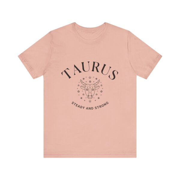 Minimalist Taurus Zodiac T-Shirt - Unisex White Tee for Astrology Lovers - Image 7