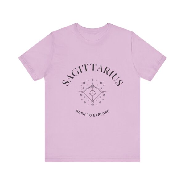 Minimalist Sagittarius Zodiac T-Shirt - Unisex White Tee for Astrology Lovers - Image 14