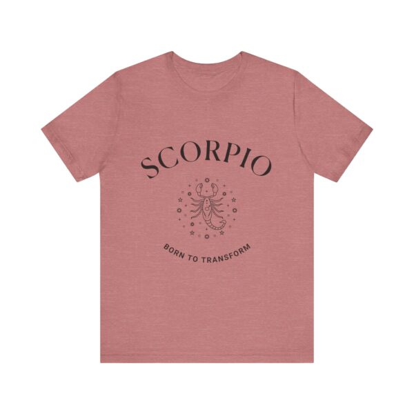 Minimalist Scorpio Zodiac T-Shirt - Unisex White Tee for Astrology Lovers - Image 6