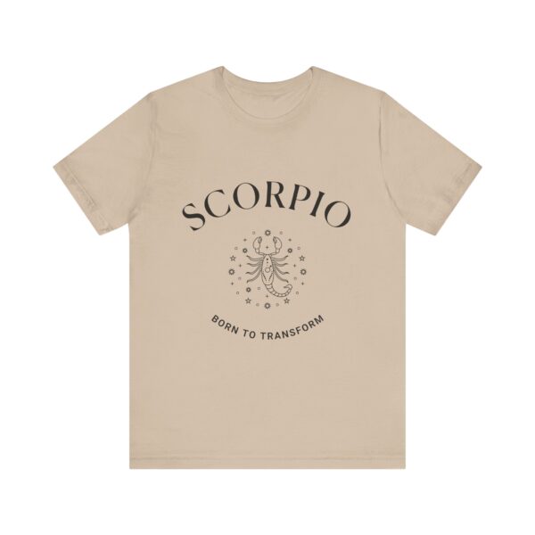 Minimalist Scorpio Zodiac T-Shirt - Unisex White Tee for Astrology Lovers - Image 8