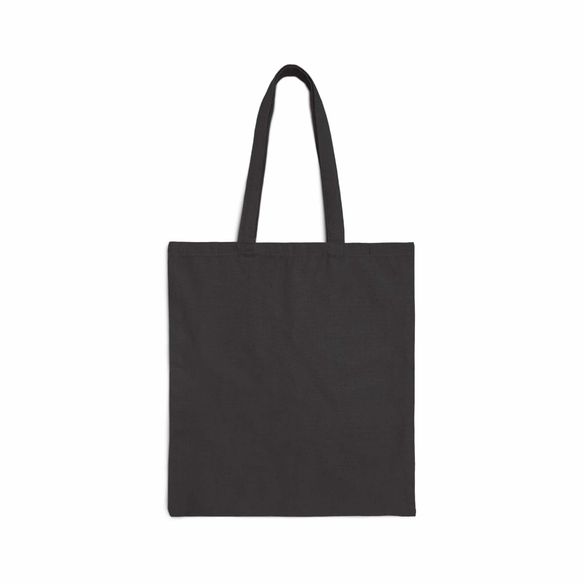 Black Cotton Canvas Tote Bag - Sagittarius Zodiac with 'Born to Explore'