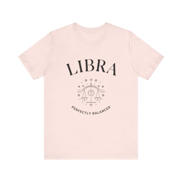 Minimalist Libra Zodiac T-Shirt - Unisex White Tee for Astrology Lovers - Image 4