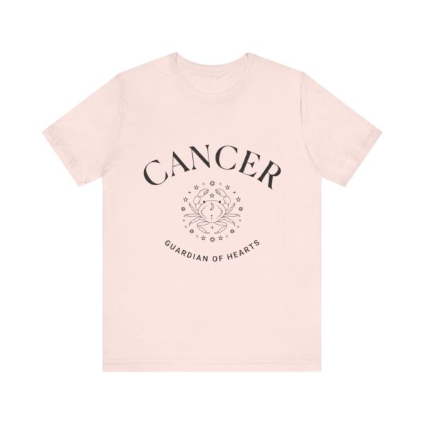 Minimalist Cancer Zodiac T-Shirt - Unisex White Tee for Astrology Lovers - Image 4