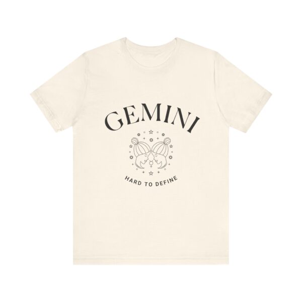 Minimalist Gemini Zodiac T-Shirt - Unisex White Tee for Astrology Lovers - Image 8