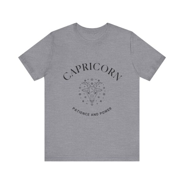 Minimalist Capricorn Zodiac T-Shirt - Unisex White Tee for Astrology Lovers - Image 13