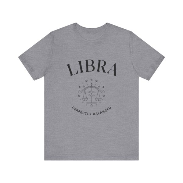 Minimalist Libra Zodiac T-Shirt - Unisex White Tee for Astrology Lovers - Image 13