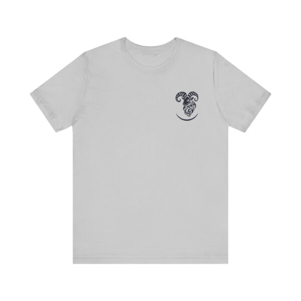 Minimalist Aries Zodiac T-Shirt with "No Risk, No Reward" - Unisex White Tee for Astrology Lovers - Image 8
