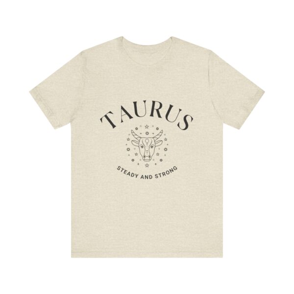 Minimalist Taurus Zodiac T-Shirt - Unisex White Tee for Astrology Lovers - Image 10
