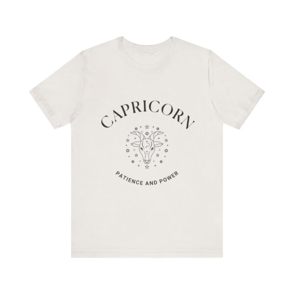 Minimalist Capricorn Zodiac T-Shirt - Unisex White Tee for Astrology Lovers - Image 8