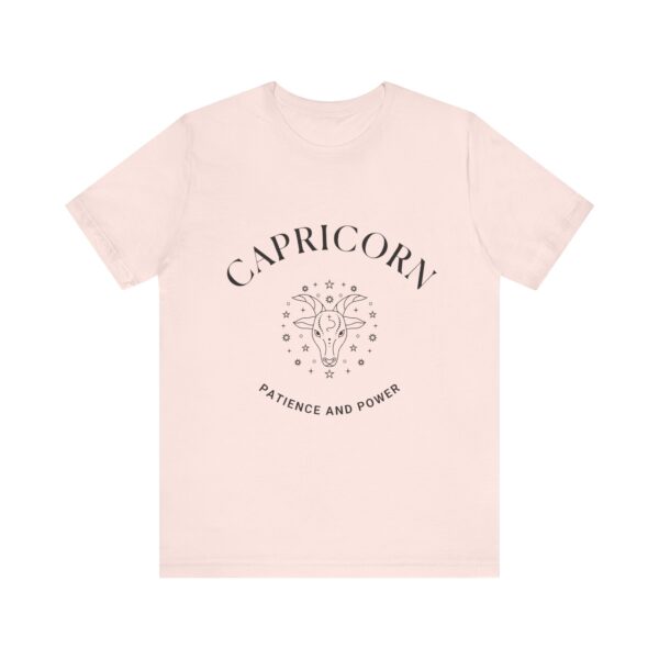 Minimalist Capricorn Zodiac T-Shirt - Unisex White Tee for Astrology Lovers - Image 4
