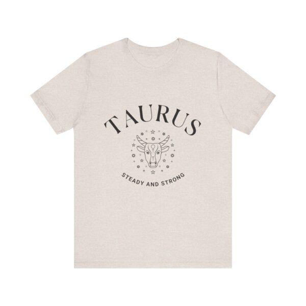 Minimalist Taurus Zodiac T-Shirt - Unisex White Tee for Astrology Lovers - Image 9