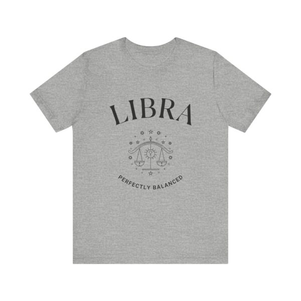 Minimalist Libra Zodiac T-Shirt - Unisex White Tee for Astrology Lovers - Image 12