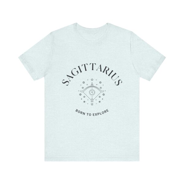 Minimalist Sagittarius Zodiac T-Shirt - Unisex White Tee for Astrology Lovers - Image 11