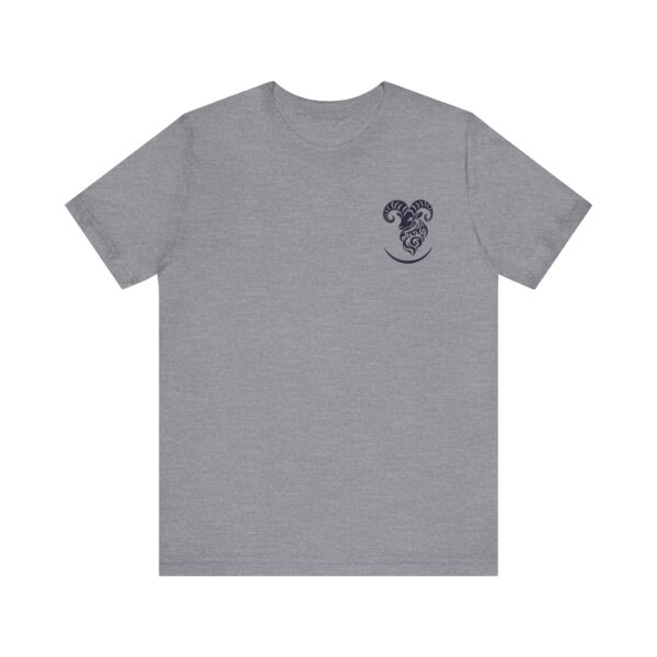 Minimalist Aries Zodiac T-Shirt with "No Risk, No Reward" - Unisex White Tee for Astrology Lovers - Image 17