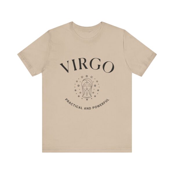 Minimalist Virgo Zodiac T-Shirt - Unisex White Tee for Astrology Lovers - Image 8