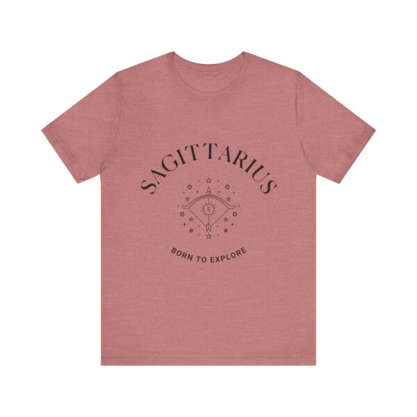 Minimalist Sagittarius Zodiac T-Shirt - Unisex White Tee for Astrology Lovers - Image 6