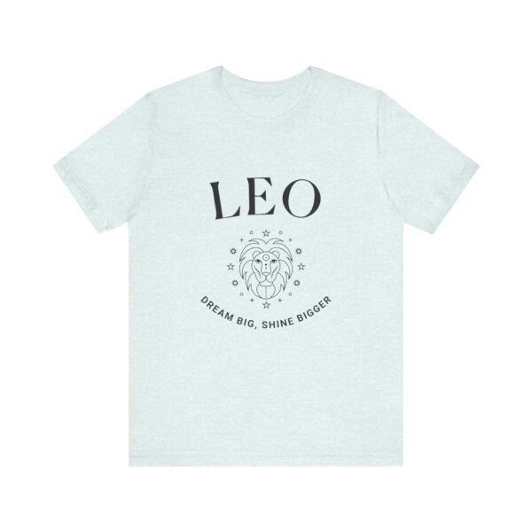 Minimalist Leo Zodiac T-Shirt - Unisex White Tee for Astrology Lovers - Image 11