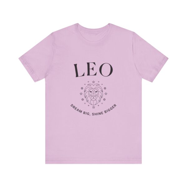 Minimalist Leo Zodiac T-Shirt - Unisex White Tee for Astrology Lovers - Image 14