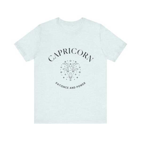 Minimalist Capricorn Zodiac T-Shirt - Unisex White Tee for Astrology Lovers - Image 11