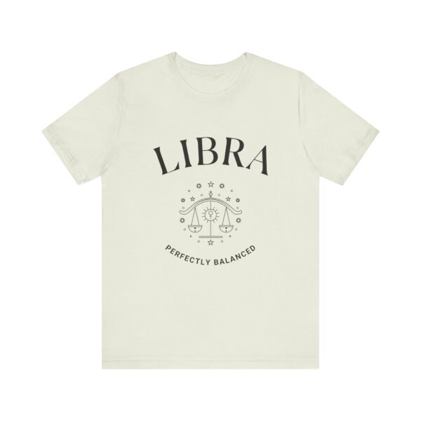 Minimalist Libra Zodiac T-Shirt - Unisex White Tee for Astrology Lovers - Image 9