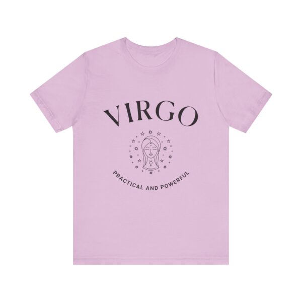 Minimalist Virgo Zodiac T-Shirt - Unisex White Tee for Astrology Lovers - Image 14