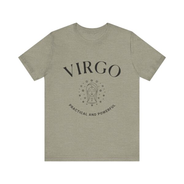Minimalist Virgo Zodiac T-Shirt - Unisex White Tee for Astrology Lovers - Image 10