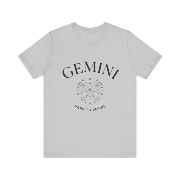 Minimalist Gemini Zodiac T-Shirt - Unisex White Tee for Astrology Lovers - Image 7
