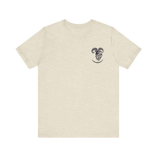 Minimalist Aries Zodiac T-Shirt with "No Risk, No Reward" - Unisex White Tee for Astrology Lovers - Image 13