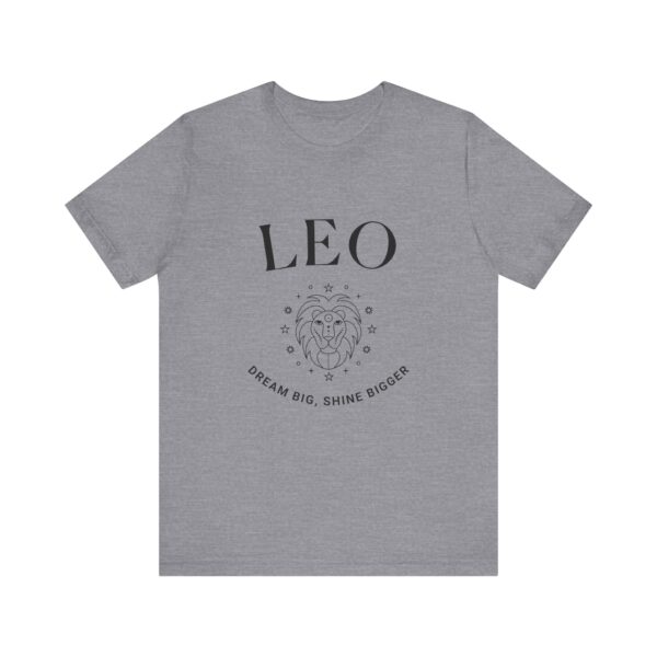 Minimalist Leo Zodiac T-Shirt - Unisex White Tee for Astrology Lovers - Image 13