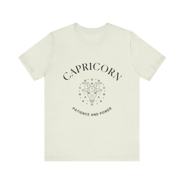 Minimalist Capricorn Zodiac T-Shirt - Unisex White Tee for Astrology Lovers - Image 9