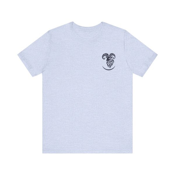 Minimalist Aries Zodiac T-Shirt with "No Risk, No Reward" - Unisex White Tee for Astrology Lovers - Image 16
