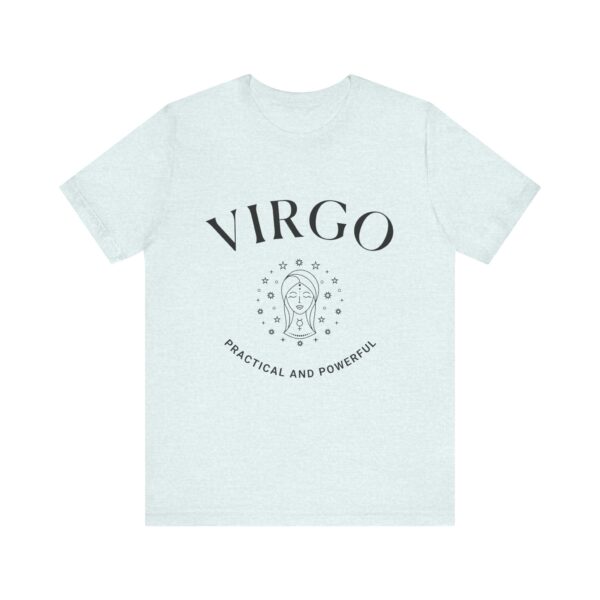 Minimalist Virgo Zodiac T-Shirt - Unisex White Tee for Astrology Lovers - Image 11
