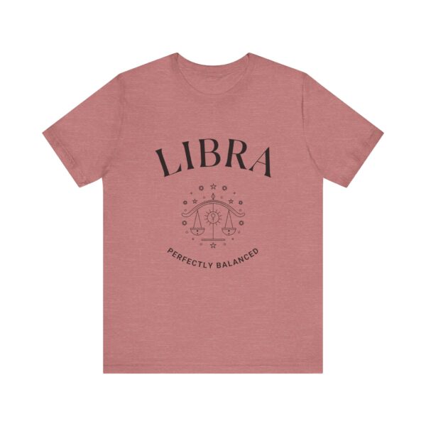 Minimalist Libra Zodiac T-Shirt - Unisex White Tee for Astrology Lovers - Image 6