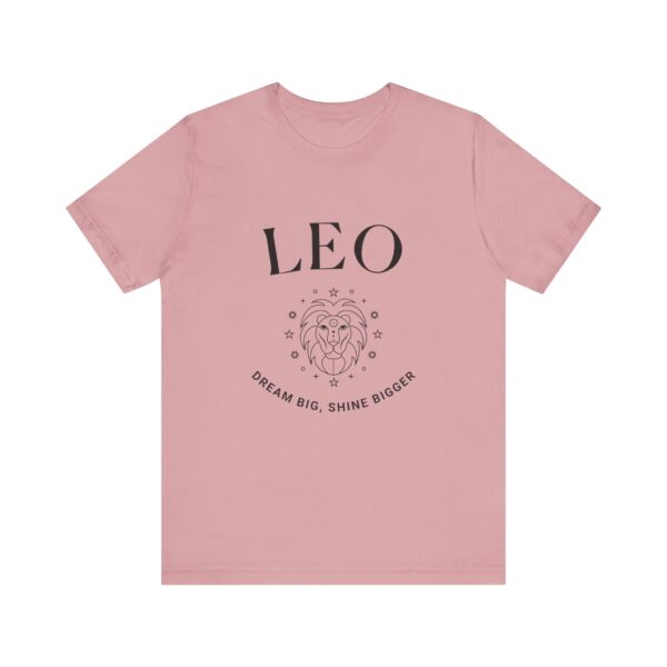 Minimalist Leo Zodiac T-Shirt - Unisex White Tee for Astrology Lovers - Image 15