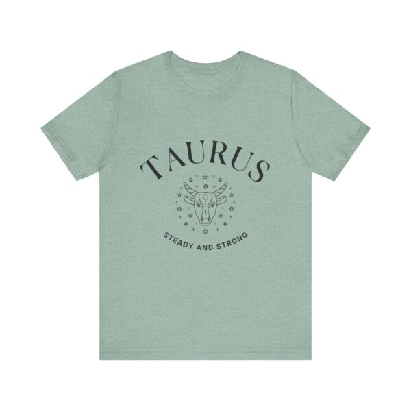 Minimalist Taurus Zodiac T-Shirt - Unisex White Tee for Astrology Lovers - Image 11