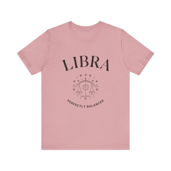 Minimalist Libra Zodiac T-Shirt - Unisex White Tee for Astrology Lovers - Image 15