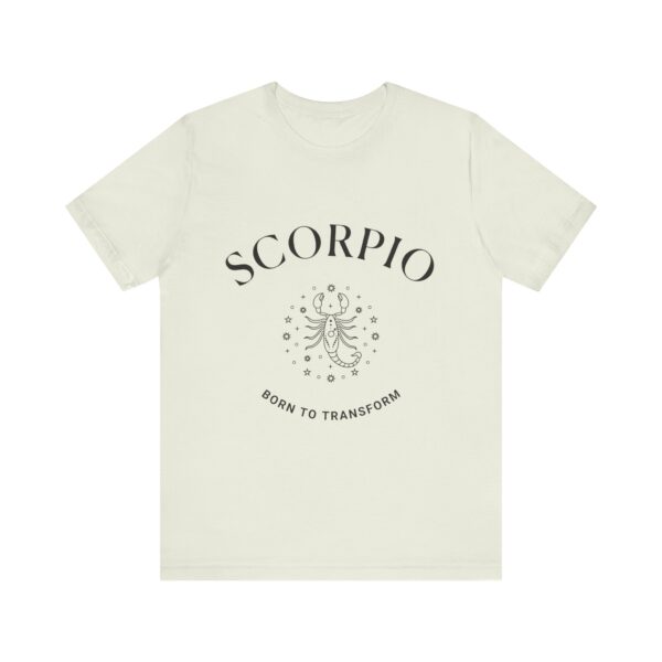 Minimalist Scorpio Zodiac T-Shirt - Unisex White Tee for Astrology Lovers - Image 9