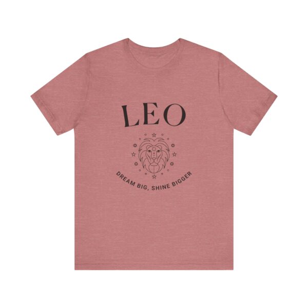 Minimalist Leo Zodiac T-Shirt - Unisex White Tee for Astrology Lovers - Image 6