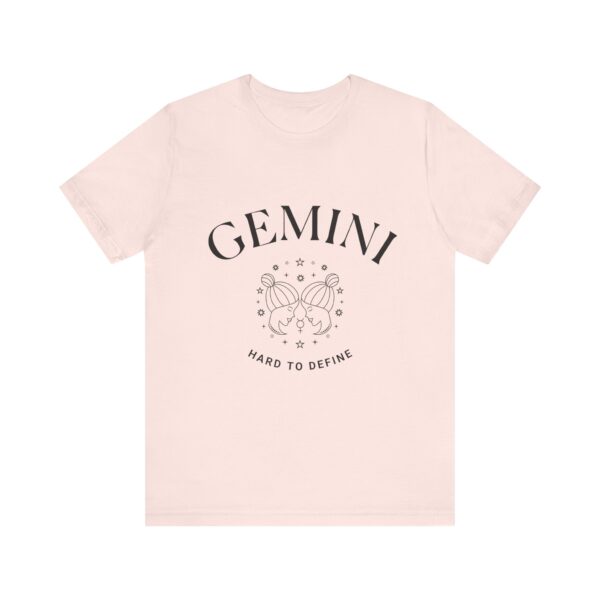 Minimalist Gemini Zodiac T-Shirt - Unisex White Tee for Astrology Lovers - Image 4