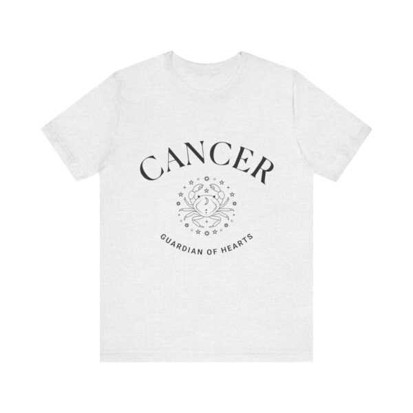 Minimalist Cancer Zodiac T-Shirt - Unisex White Tee for Astrology Lovers - Image 5
