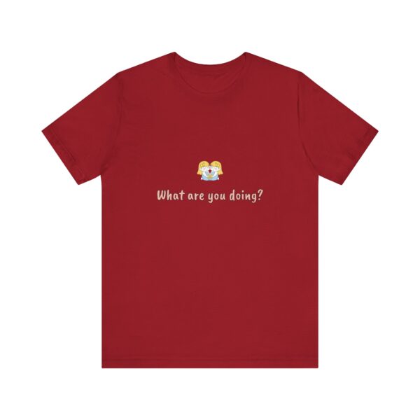Gemini Girl T-Shirt – Cute Zodiac Tee, Astrology Gift, Air Sign Shirt, 'What Are You Doing?' Minimalist Gemini Aesthetic - Image 7