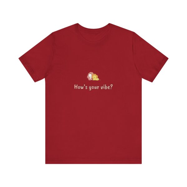 Leo Girl T-Shirt – Cute Zodiac Tee, Astrology Gift, Fire Sign Shirt, 'How’s Your Vibe?' Minimalist Leo Aesthetic - Image 7