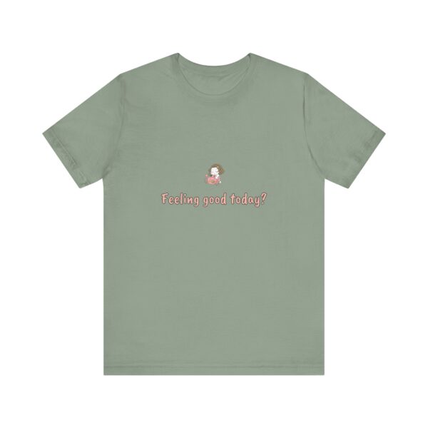 Cancer Girl T-Shirt – Cute Zodiac Tee, Astrology Gift, Water Sign Shirt, 'Feeling Good Today?' Minimalist Cancer Aesthetic - Image 6