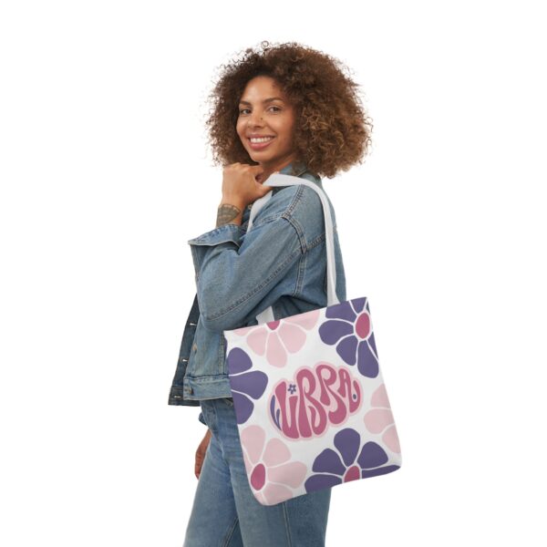 Beautiful Vintage Libra Zodiac Tote Bag – Aesthetic Floral Astrology Gift for Libra Women, Libra Birthday Present, Libra Sign Canvas Bag - Image 4